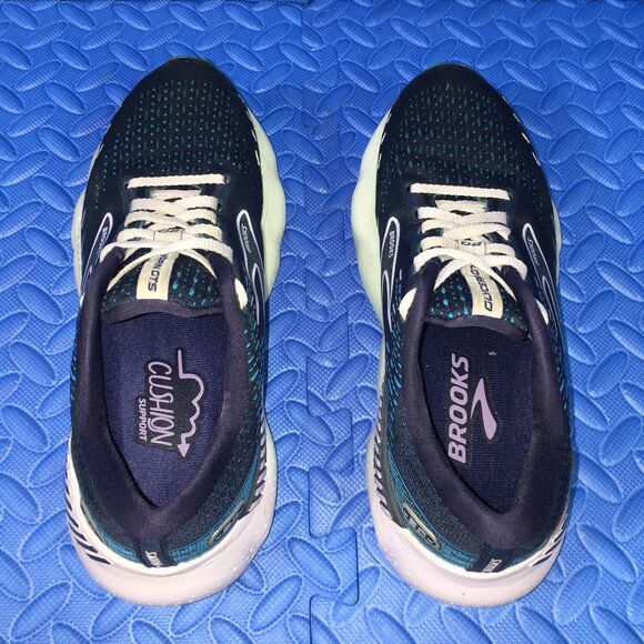 Brooks Glycerin GTS 20 Womens Running Shoes Blue Athletic Sneakers Size 7.5B - Picture 6 of 11